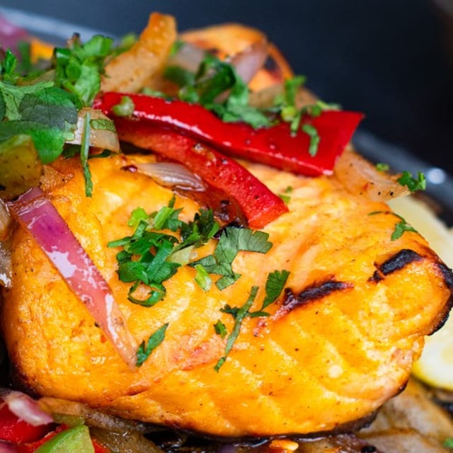 Salmon Tikka.