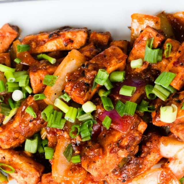 Chili Paneer.