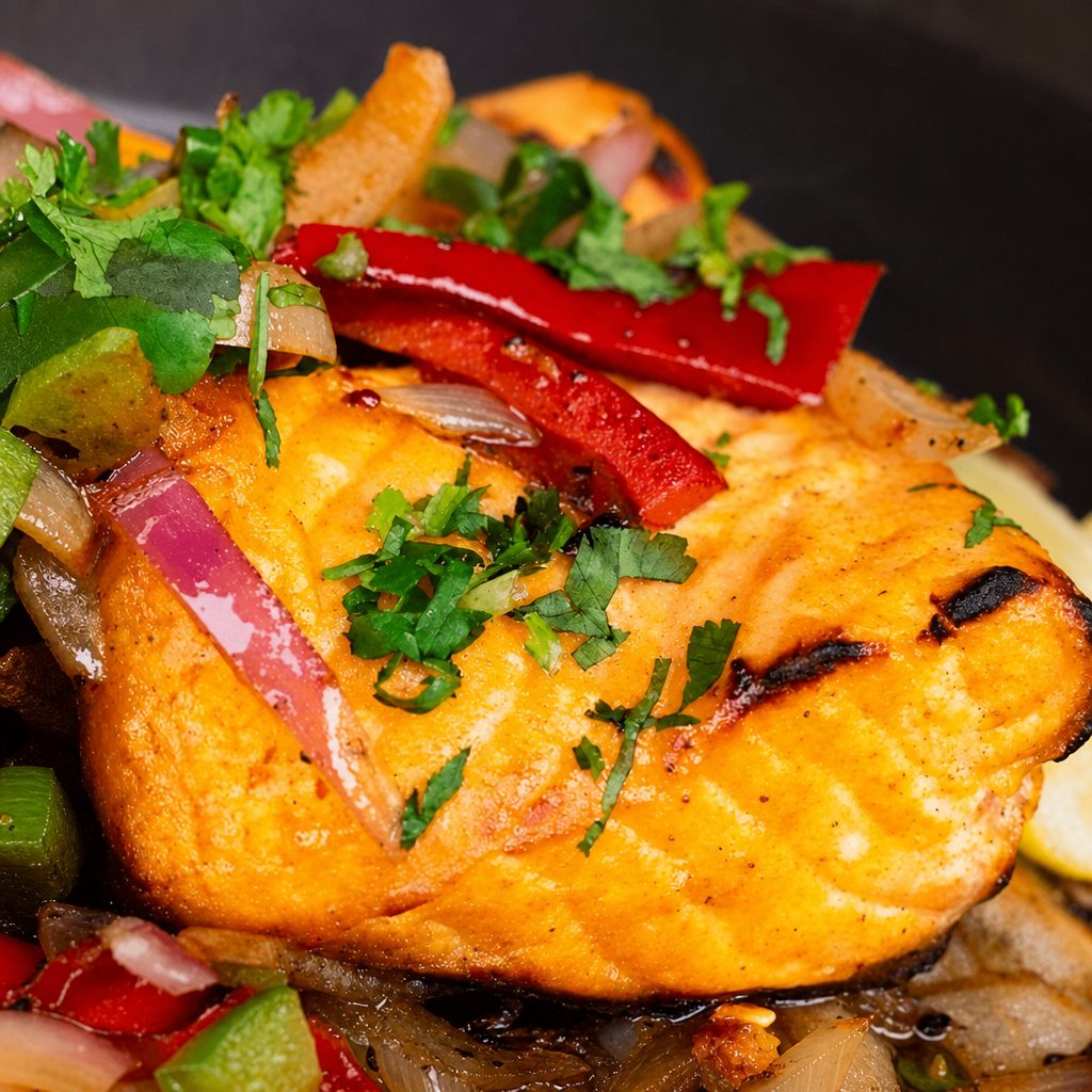 Salmon Tikka.