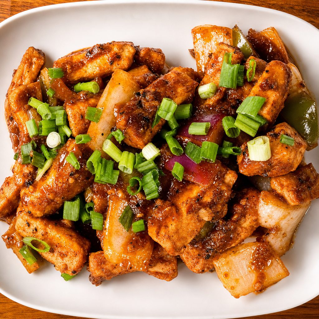 Chili Paneer.